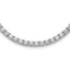 Sterling Silver Rhodium-Rhodium-Plated 4mm CZ 17in Tennis Necklace
