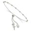 Rosary Bracelet in Sterling Silver, 3mm Adjustable - Sophia Jewelers