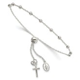Sterling Silver Adjustable Rosary Bracelet