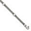 Men's Franco Chain Bracelet in Sterling Silver, 7.75mm, 8.5 Inch - Sophia Jewelers