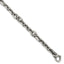 Men's Cable Link Chain Bracelet in Sterling Silver, 7.4mm, 8.5 Inch - Sophia Jewelers