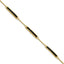 Black Enameled Bars Bracelet in Gold-Plated Sterling Silver, 7 Inch - Sophia Jewelers