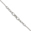 Cable Chain Bracelet in Sterling Silver, 7mm with Extender, 7 Inch - Sophia Jewelers