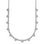 Sterling Silver Rhodium-plated Polished Pave CZ Hearts 16 Inch with 2 Inch Extension Necklace - Sophia Jewelers