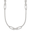 Cable Chain Necklace in Sterling Silver, 1.8mm Textured, 16 Inch - Sophia Jewelers