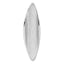 Concave Oval Slide Pendant in Sterling Silver, 50mm Brushed & Polished - Sophia Jewelers