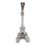Sterling Silver Antiqued Marcasite 3-D Eiffel Tower Pendant