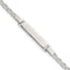 Sterling Silver Polished Anchor Link Childrens 6 Inch ID Bracelet