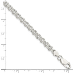 Sterling Silver 4.8mm Fancy Link Bracelet