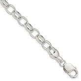 Sterling Silver 8.5inch Fancy Link Bracelet