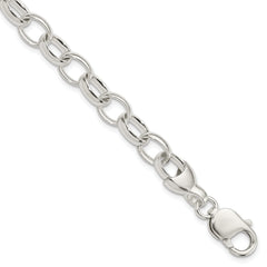 Sterling Silver 8.5inch Fancy Link Bracelet