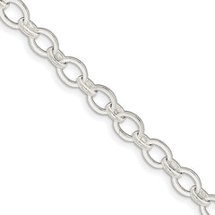 Sterling Silver 8.5inch Fancy Link Bracelet
