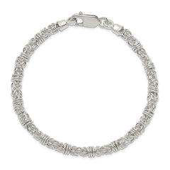 Sterling Silver 7.5inch Polished Fancy Link Bracelet