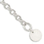 Rolo Toggle Link Bracelet in Sterling Silver, Engravable, 7.5 Inch - Sophia Jewelers