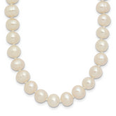 6-7mm White Semi-round Freshwater Cultured Pearl Endless 80 inch Necklace