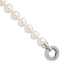 Freshwater Pearl & Cubic Zirconia Fancy Bracelet in Sterling Silver, 7.5 Inch - Sophia Jewelers