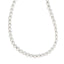 4-5mm White Round Imitation Shell Pearl with Glass Bead 24 inch Eyewear Chain
