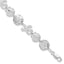 Starfish Shell Sand Dollar Bracelet in Sterling Silver, 7.2 Inch - Sophia Jewelers