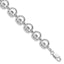 Claddagh Circle Bracelet in Sterling Silver, 7.2 Inch - Sophia Jewelers