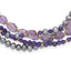 Sterling Silver Gold-plated Multi Stone Adj. 17in or 40in Necklace