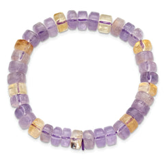 Ametrin 8mm Beaded Stretch Bracelet