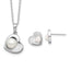 Freshwater Pearl Necklace Set Stud Earrings in Sterling Silver, 4-7mm - Sophia Jewelers