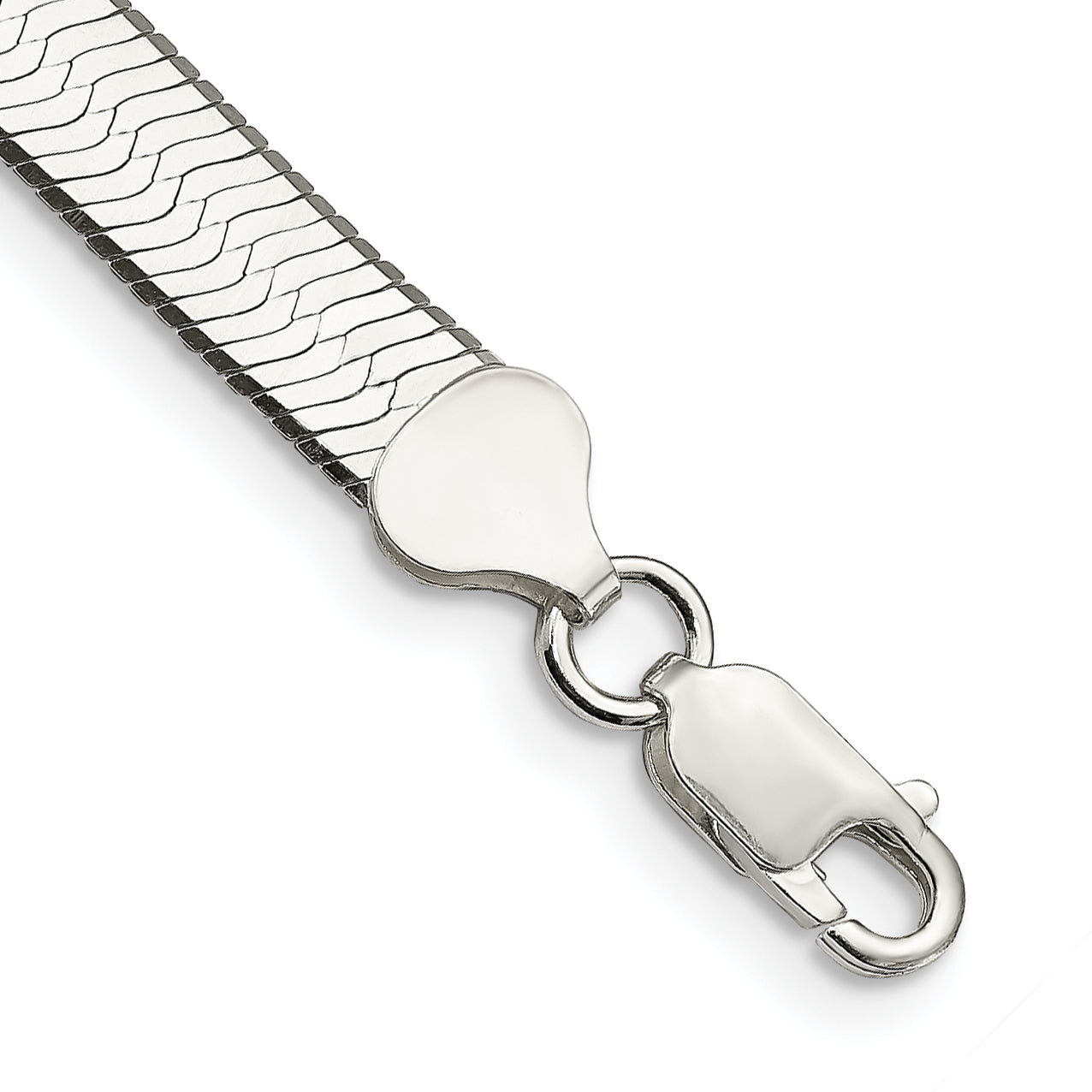 Sterling Silver 7.3mm Magic Herringbone Chain