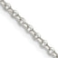 Sterling Silver 2.2mm Diamond-Cut Rolo Cable Chain