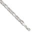 Hammered Figaro Chain in Sterling Silver - Sophia Jewelers