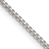 Sterling Silver 1.75mm Round Box Chain