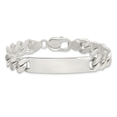 Sterling Silver 8.5inch Polished Engraveable Figaro Link ID Bracelet
