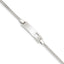 Sterling Silver Chain Bracelet 2mm