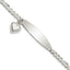 Women's Sterling Silver Curb ID Bracelet 3.5mm