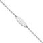 Sterling Silver Polished Childrens 6in ID Bracelet