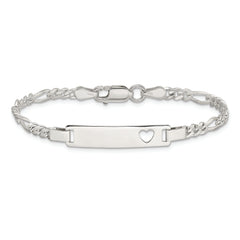 Sterling Silver Baby ID Bracelet