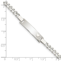 Sterling Silver Baby ID Bracelet