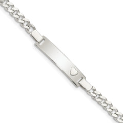 Sterling Silver Baby ID Bracelet