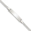 Sterling Silver Baby ID Bracelet