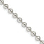 Sterling Silver 4mm Beaded Chain