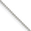 Sterling Silver 1.25mm Beaded Chain