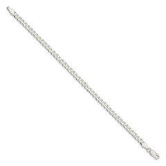 Sterling Silver 4.7mm Flat Curb Chain