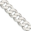 Sterling Silver 16mm Flat Curb Chain