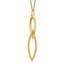 Sterling Silver Gold-plated Dia Cut with 1.5in ext. Necklace