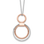 Sterling Silver Rh-p Rose-tone Polished with 2in ext. Necklace