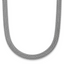 Sterling Silver Rhodium-Rhodium-Plated Polished Mesh Woven Necklace