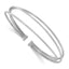 Flexible Bangle Bracelet in Sterling Silver, Moveable - Sophia Jewelers