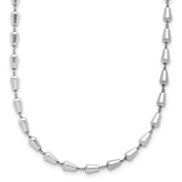 Sterling Silver RH-plated Polished 16in w/2in ext. Necklace