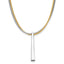 Tapered Bar Slider Necklace in Gold-Plated Sterling Silver, 16 Inch - Sophia Jewelers