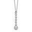 Bead Necklace in Sterling Silver, 16 Inch - Sophia Jewelers