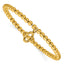 Beaded Bracelet in Gold-Tone Sterling Silver, 4.7mm Stretch - Sophia Jewelers